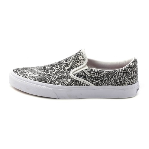 white slip on vans sale