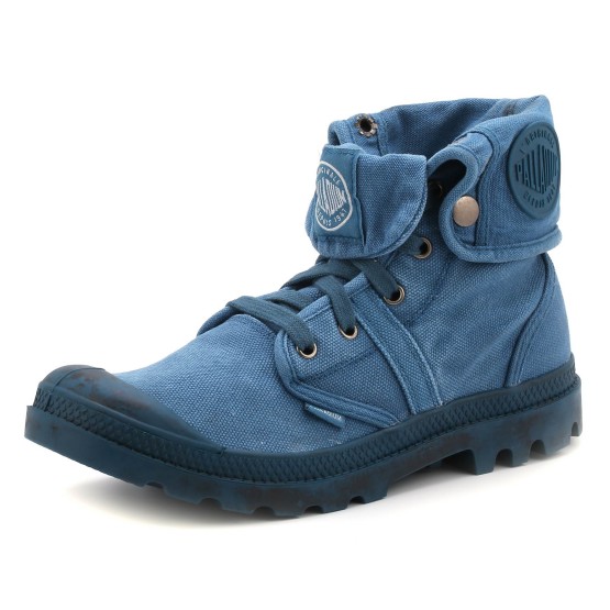 נעלי קז'ואל פלדיום לגברים Palladium Pallabrouse Baggy - כחול