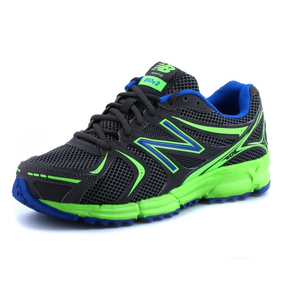נעלי ריצה ניו באלאנס לגברים New Balance MT490 V2 - אפור/ירוק