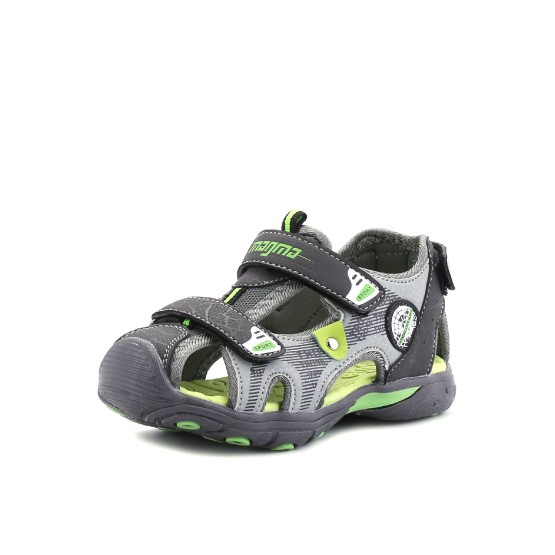 נעליים מגמה לילדים Magma Sandal Close - אפור/ירוק