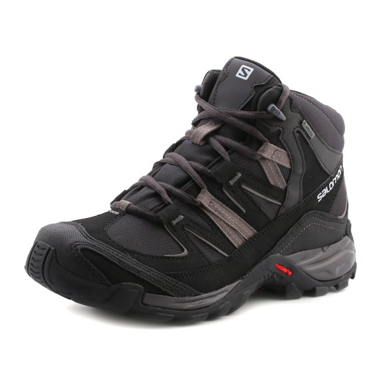 נעלי הליכה סלומון לגברים Salomon Mudstone MID GTX - שחור/אפור