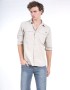 חולצת קולומביה לגברים Columbia Silver Ridge Long Sleeve - חאקי