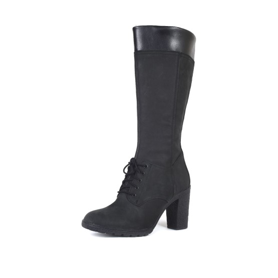 נעליים אלגנטיות טימברלנד לנשים Timberland Glancy Tall Lace - שחור