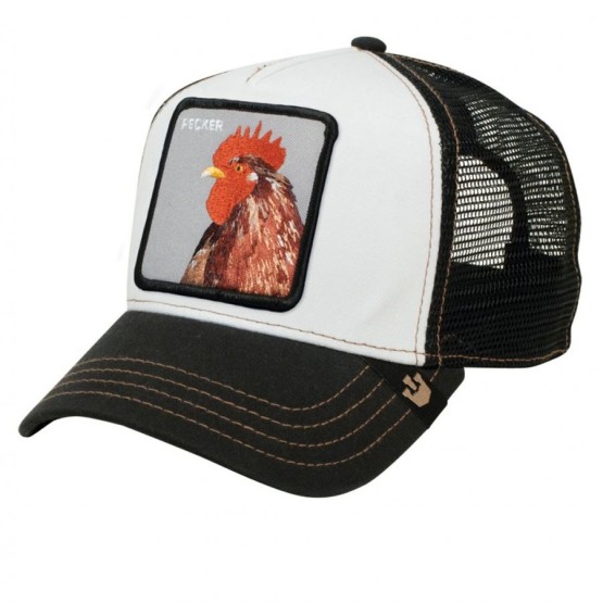 כובע Goorin לגברים Goorin Plucker - שחור/לבן