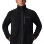 סווטשירט קולומביה לגברים Columbia Fast Trek II Full Zip Fleece - שחור מלא