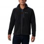 סווטשירט קולומביה לגברים Columbia Fast Trek II Full Zip Fleece - שחור מלא