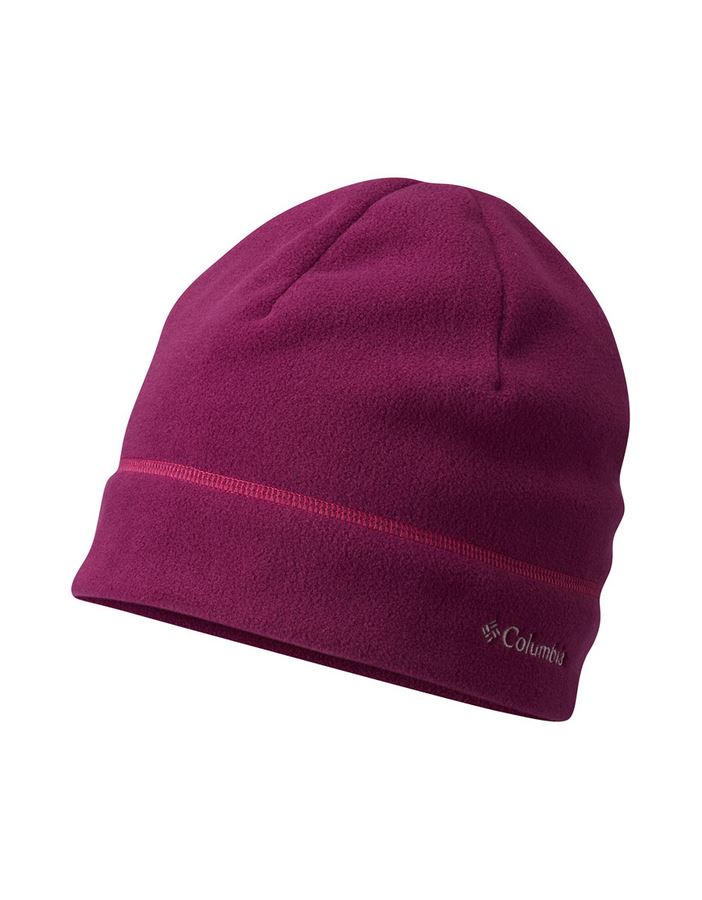 burgundy columbia hat