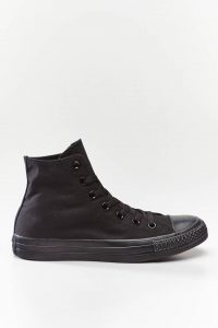 נעלי סניקרס קונברס לגברים Converse Chuck Taylor High Top - שחור מלא