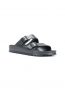 כפכפי בירקנשטוק לגברים Birkenstock Arizona EVA - אפור/כסף מטאלי