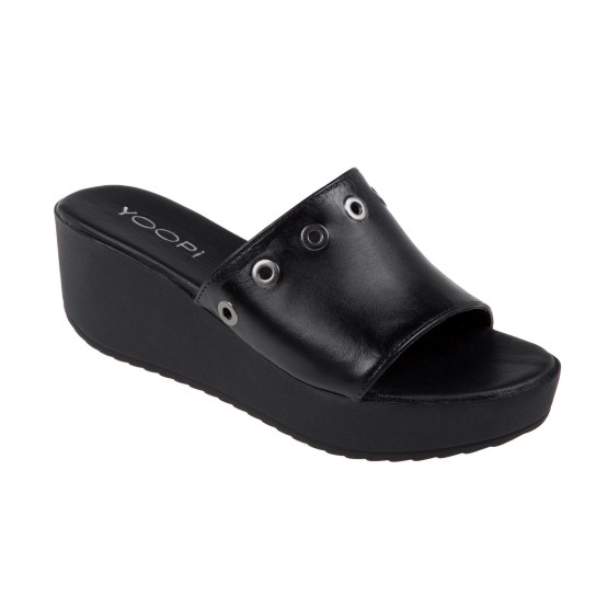 נעלי עקב גבוהות יופי לנשים Yoopi Yoopi - שחור