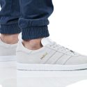 נעלי סניקרס אדידס לגברים Adidas Originals GAZELLE - אפור בהיר