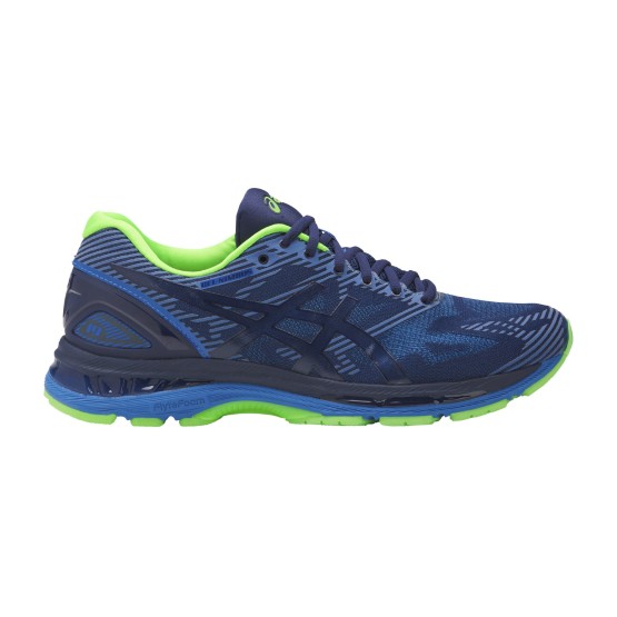 נעלי ריצה אסיקס לגברים Asics gel nimbus 19 Lite Show - כחול/ירוק