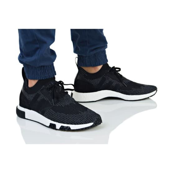 נעליים אדידס לגברים Adidas NMD_RACER PK - אפור/שחור