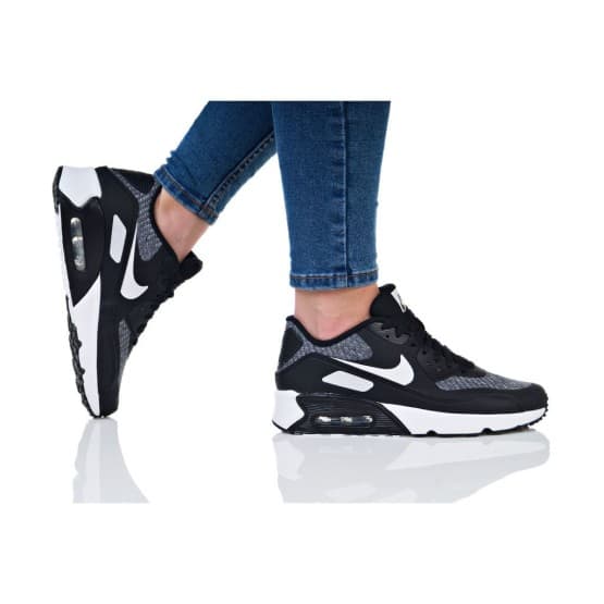 נעלי סניקרס נייק לנשים Nike  AIR MAX 90 LTR K - שחור/אפור