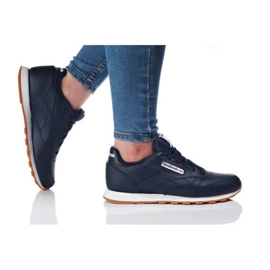 נעליים ריבוק לנשים Reebok CLASSIC LEATHER GUM - כחול כהה
