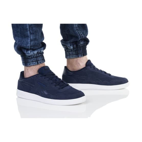 נעליים ריבוק לגברים Reebok ROYAL TECHQUE T - לבן/ כחול