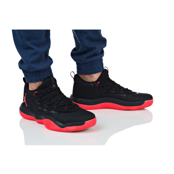 נעלי אימון נייק לגברים Nike NIKE JORDAN SUPER FLY 2017 LOW - שחור/אדום