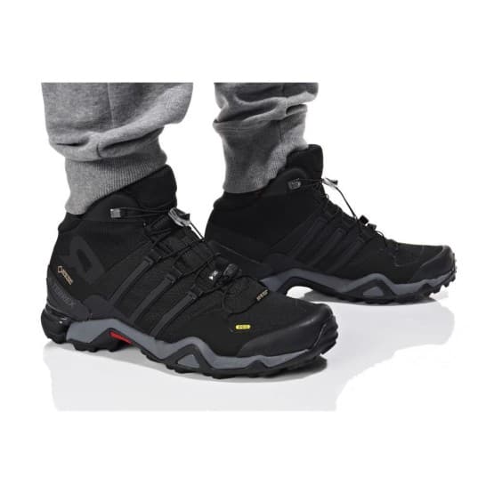 נעלי טיולים אדידס לגברים Adidas TERREX FAST R MID GTX - שחור