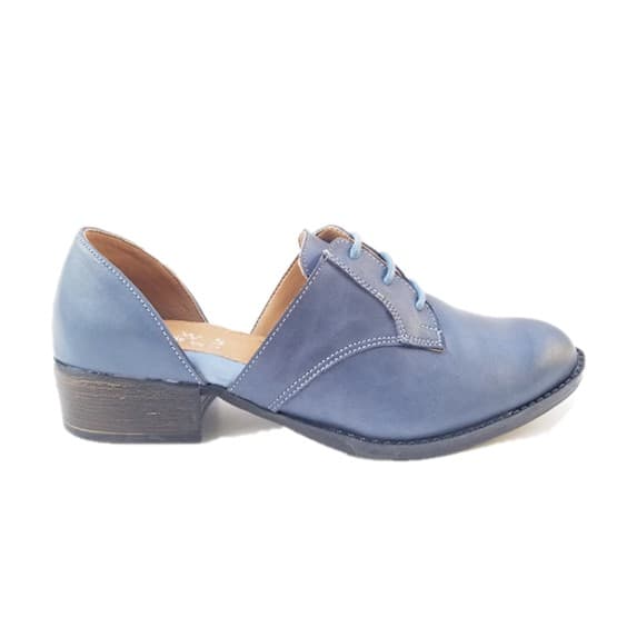 נעלי עקב נמוכות ניוז לנשים NEWS Tinkerbel - כחול
