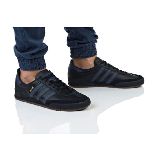 נעלי סניקרס אדידס לגברים Adidas Originals JEANS - שחור/כחול