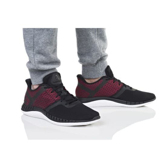 נעליים ריבוק לגברים Reebok PRINT RUN NEXT - שחור/אדום