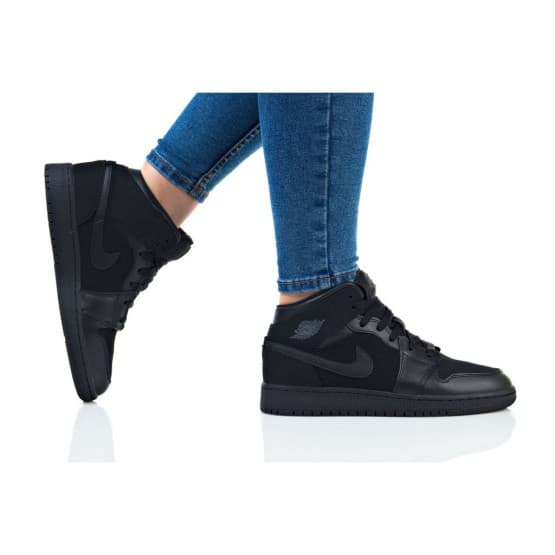 נעליים נייק לנשים Nike AIR JORDAN 1 MID - שחור