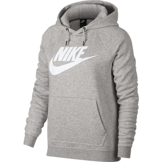 ביגוד נייק לנשים Nike Rally Hoodie - אפור