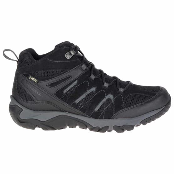 נעלי טיולים מירל לגברים Merrell Outmost Mid Vent Goretex - שחור