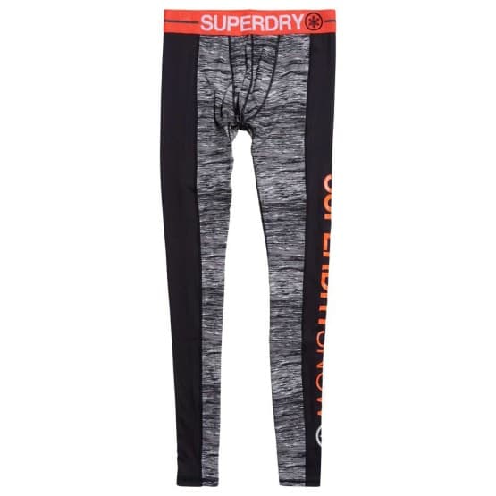ביגוד סופרדרי לגברים Superdry Carbon Baselayer Legging - שחור הדפס