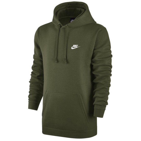 בגדי חורף נייק לגברים Nike Sportswear Club Hooded - ירוק כהה