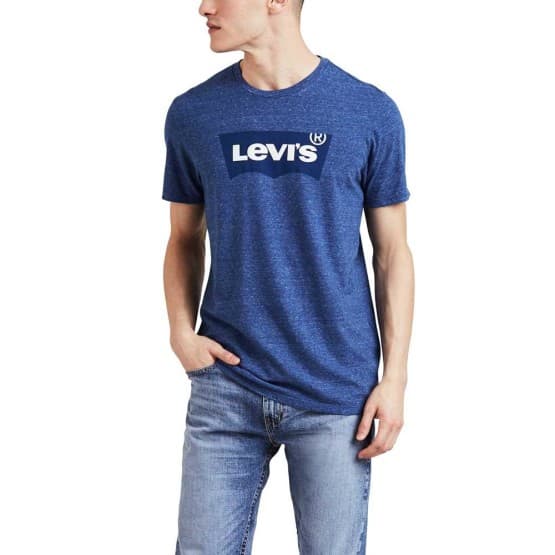ביגוד ליוויס לגברים Levi's Housemark Graphic - כחול