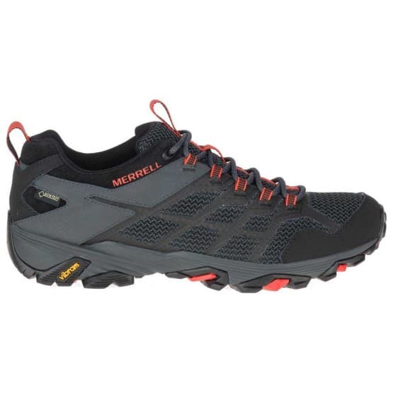 נעלי הליכה מירל לגברים Merrell Moab FST 2 Goretex - שחור/אדום