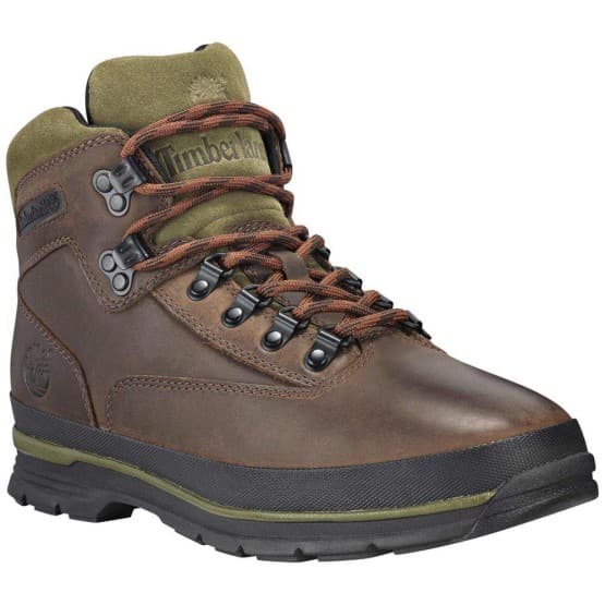 נעלי טיולים טימברלנד לגברים Timberland Euro Hiker SF Leather - חום/ירוק