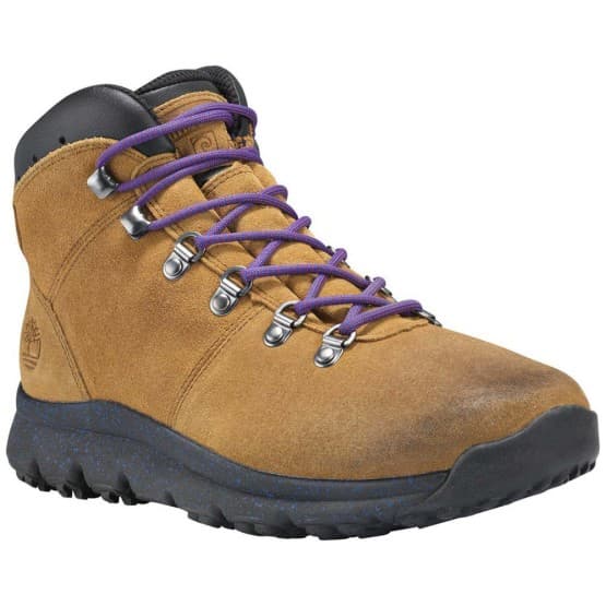 נעליים טימברלנד לגברים Timberland World Hiker Mid - חום