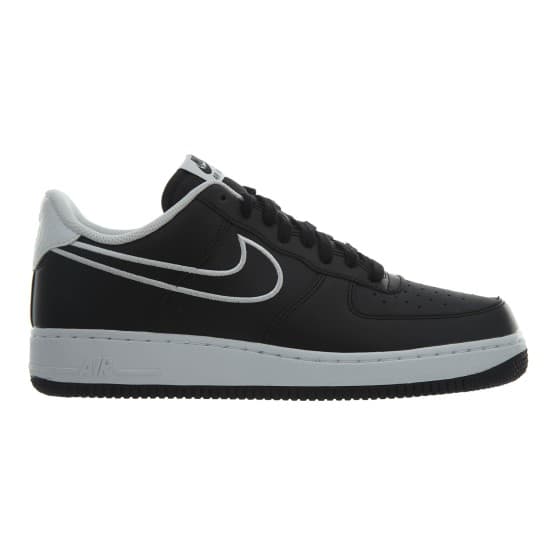 נעליים נייק לגברים Nike Air Force 1  07 Leather - שחור/לבן