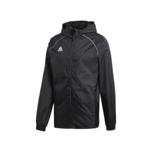 ג'קט ומעיל אדידס לגברים Adidas Core 18 Rain Jacket - שחור