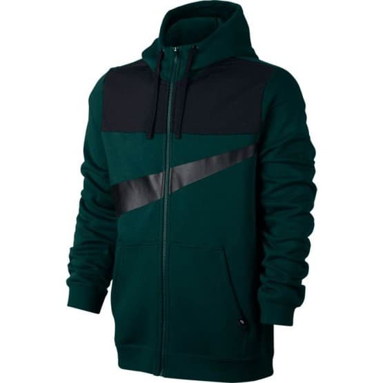 בגדי חורף נייק לגברים Nike Nsw Hoodie Fleece - שחור/ירוק