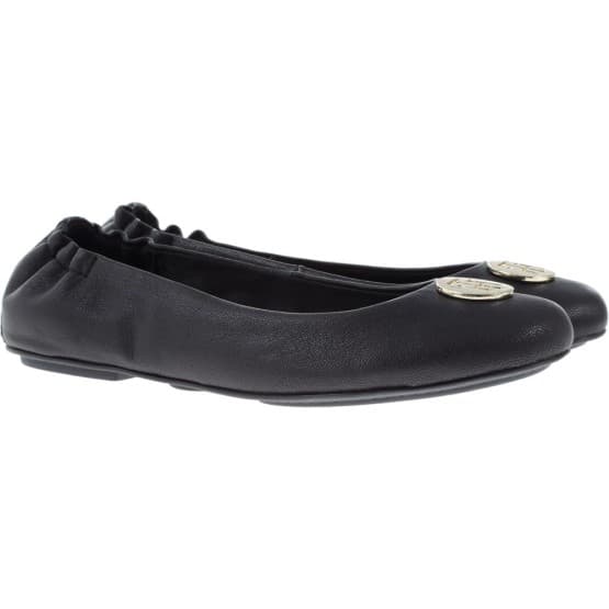 נעליים טומי הילפיגר לנשים Tommy Hilfiger Flexible Ballerina - שחור