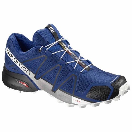 נעלי טיולים סלומון לגברים Salomon Speedcross 4 Wide - כחול