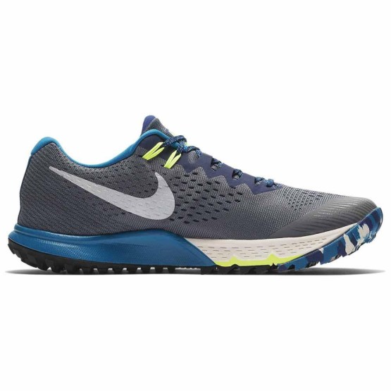 נעליים נייק לגברים Nike Air Zoom Terra Kiger 4 - אפור/כחול