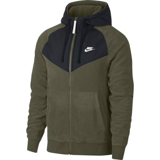 בגדי חורף נייק לגברים Nike Sportswear Core Winter SNL Full Zip Hoody - ירוק