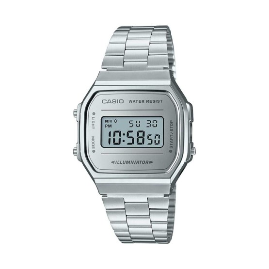 שעון קסיו לגברים CASIO A168WEM_7D - כסף