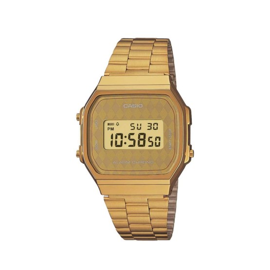 שעון קסיו לגברים CASIO A168WG_9 - זהב