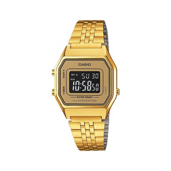 שעון קסיו לנשים CASIO LA_680WGA - זהב