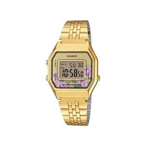 שעון קסיו לנשים CASIO LA_680WGA - פרחוני