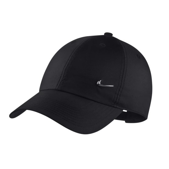 כובע נייק לגברים Nike METAL SWOOSH - שחור