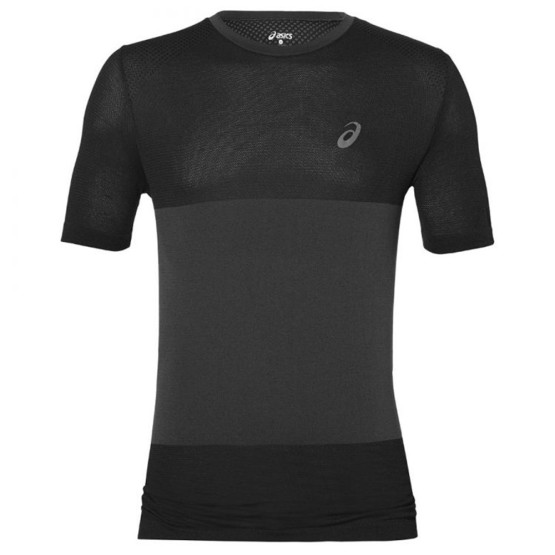 ביגוד אסיקס לגברים Asics  Fuzex Seamless SS - שחור