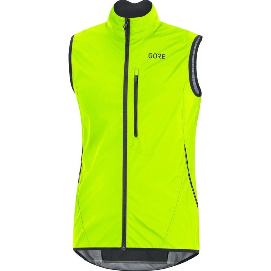 ביגוד גרואי לגברים GORE  C3 Windstopper Light Vest - צהוב