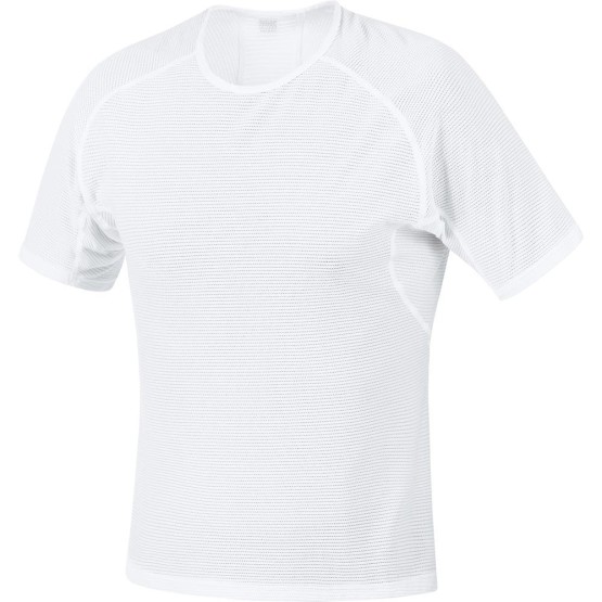 ביגוד גרואי לגברים GORE  M Base Layer Shirt - לבן