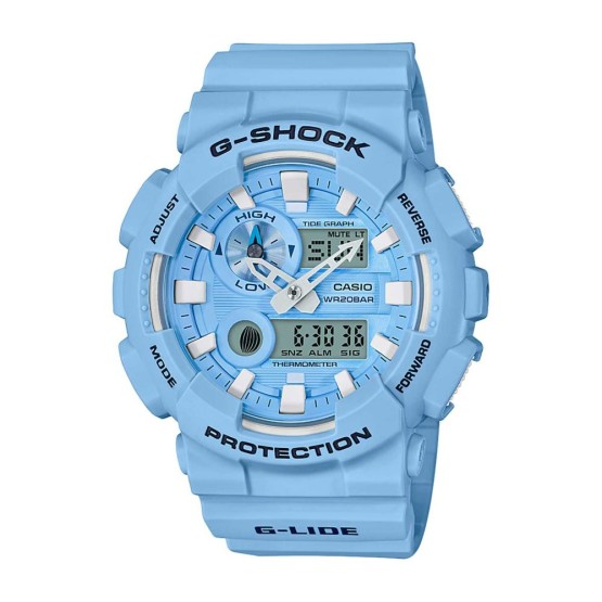 שעון קסיו ג'י-שוק לנשים CASIO G-SHOCK GAX_100CSA - תכלת